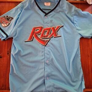 MLB MILB AAA St. Cloud Rox Minnesota baseball home jersey Screenprint Size XL